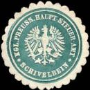Siegelmarke Königlich Preussische Haupt - Steuer - Amt - Schivelbein W0205291