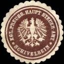 Siegelmarke Königlich Preussische Haupt Steuer - Amt - Schivelbein W0220601