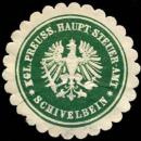 Siegelmarke Königlich Preussisches Haupt - Steuer - Amt - Schivelbein W0226935