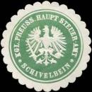 Siegelmarke Kgl. Preuss. Haupt Steuer-Amt Schivelbein W0314373